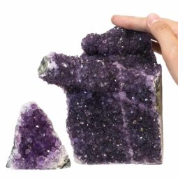 2.3kgs Amethyst Crystal Geode Specimen Set 2 Pieces P297 6 2.3kgs Amethyst Crystal Geode Specimen Set 2 Pieces P297