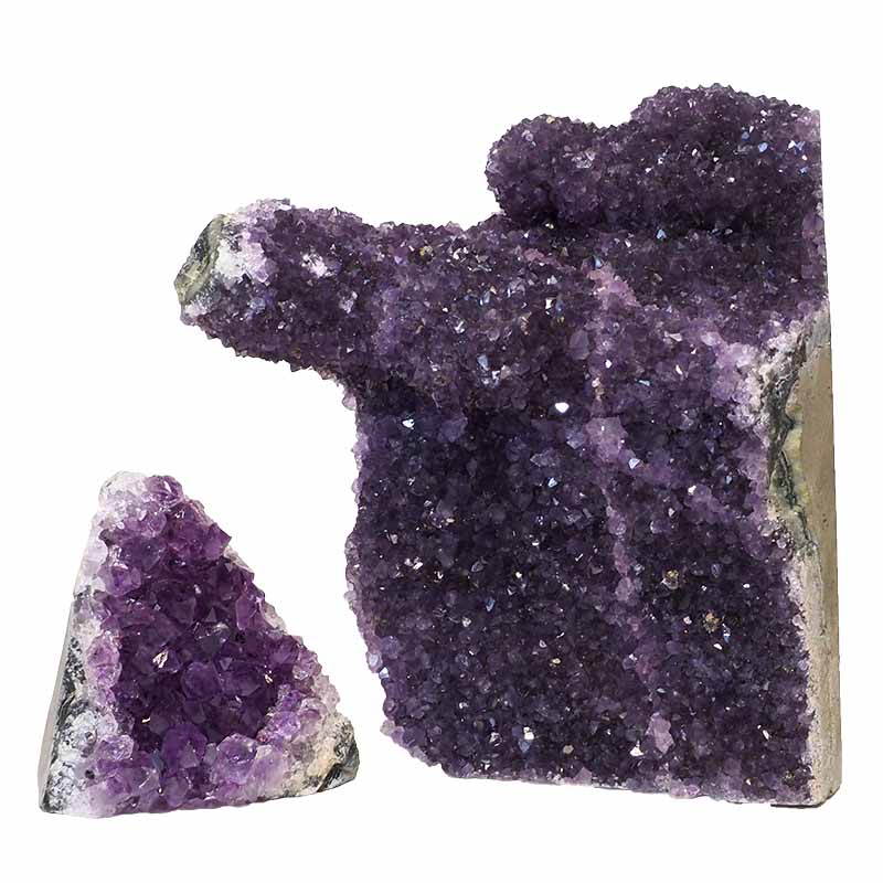 2.3kgs Amethyst Crystal Geode Specimen Set 2 Pieces P297 3 2.3kgs Amethyst Crystal Geode Specimen Set 2 Pieces P297
