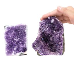 1.74kg Amethyst Crystal Geode Specimen Set 2 Pieces P30 6 Amethyst Crystal Geode Specimen Set 2 Pieces P30 | Himalayan Salt Factory