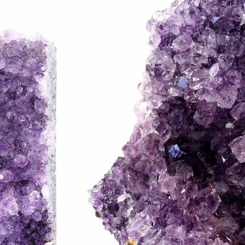1.74kg Amethyst Crystal Geode Specimen Set 2 Pieces P30 5 Amethyst Crystal Geode Specimen Set 2 Pieces P30 | Himalayan Salt Factory