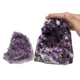 1.76kg Amethyst Crystal Geode Specimen Set 2 Pieces P313 6 Amethyst Crystal Geode Specimen Set 2 Pieces P313 | Himalayan Salt Factory
