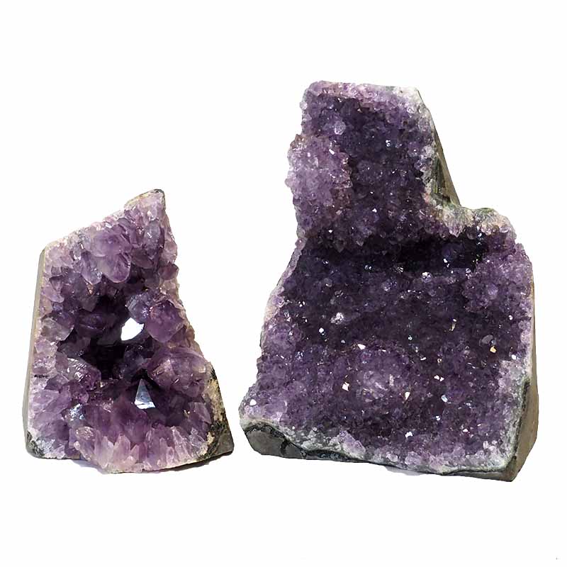1.73kg Amethyst Crystal Geode Specimen Set 2 Pieces P335 3 Amethyst Crystal Geode Specimen Set 2 Pieces P335 | Himalayan Salt Factory