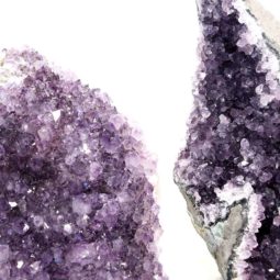 1.67kg Amethyst Crystal Geode Specimen Set 2 Pieces P34 7 Amethyst Crystal Geode Specimen Set 2 Pieces P34 | Himalayan Salt Factory