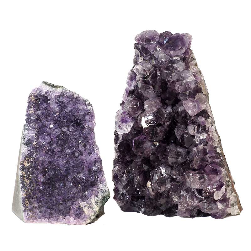1.73kg Amethyst Crystal Geode Specimen Set 2 Pieces P367 3 Amethyst Crystal Geode Specimen Set 2 Pieces P367 | Himalayan Salt Factory