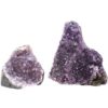 1.49kg Amethyst Crystal Geode Specimen Set 2 Pieces P37 2 Amethyst Crystal Geode Specimen Set 2 Pieces P37 | Himalayan Salt Factory