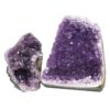 1.97kg Amethyst Crystal Geode Specimen Set 2 Pieces P382 2 Amethyst Crystal Geode Specimen Set 2 Pieces P382 | Himalayan Salt Factory