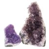 1.97kg Amethyst Crystal Geode Specimen Set 2 Pieces P384 1 Amethyst Crystal Geode Specimen Set 2 Pieces P384 | Himalayan Salt Factory