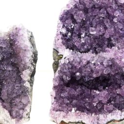 1.83kg Amethyst Crystal Geode Specimen Set 2 Pieces P39 7 Amethyst Crystal Geode Specimen Set 2 Pieces P39 | Himalayan Salt Factory