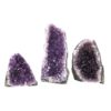 1.15kg Amethyst Crystal Geode Specimen Set 3 Pieces P40 2 Amethyst Crystal Geode Specimen Set 2 Pieces P40 | Himalayan Salt Factory