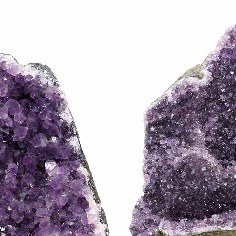 2.41kg Amethyst Crystal Geode Specimen Set 2 Pieces P41 5 Amethyst Crystal Geode Specimen Set 2 Pieces P41 | Himalayan Salt Factory