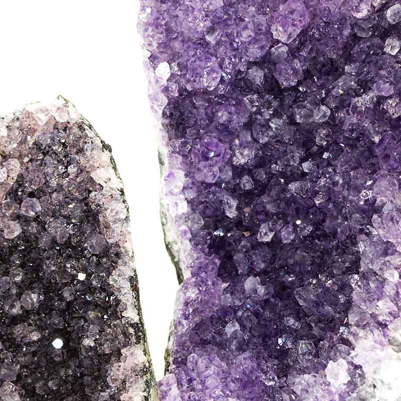 1.71kg Amethyst Crystal Geode Specimen Set 2 Pieces P60 5 Amethyst Crystal Geode Specimen Set 2 Pieces P60 | Himalayan Salt Factory