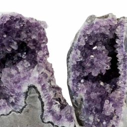 2.11kg Amethyst Crystal Geode Specimen Set 2 Pieces P61 7 Amethyst Crystal Geode Specimen Set 2 Pieces P61 | Himalayan Salt Factory