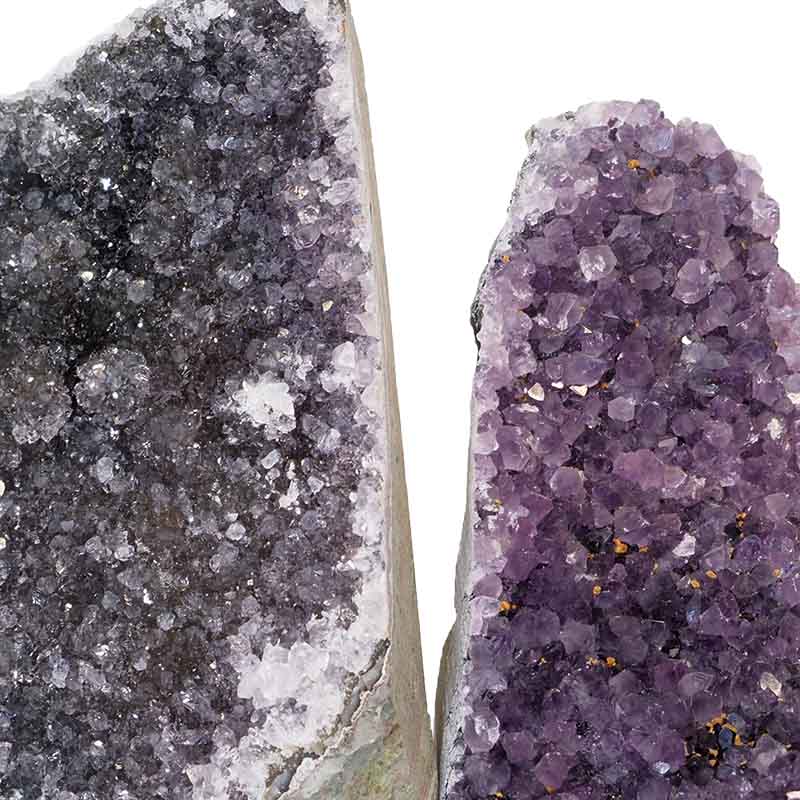 1.39kg Amethyst Crystal Geode Specimen Set 3 Pieces P66 4 Amethyst Crystal Geode Specimen Set 2 Pieces P66 | Himalayan Salt Factory