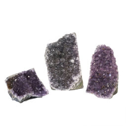 Amethyst Crystal Geode Specimen Set 2 Pieces P66 | Himalayan Salt Factory