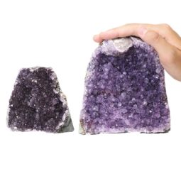 2.18kg Amethyst Crystal Geode Specimen Set 2 Pieces P72 6 Amethyst Crystal Geode Specimen Set 2 Pieces P72 | Himalayan Salt Factory