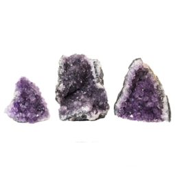 Amethyst Crystal Geode Specimen Set 2 Pieces P75 | Himalayan Salt Factory