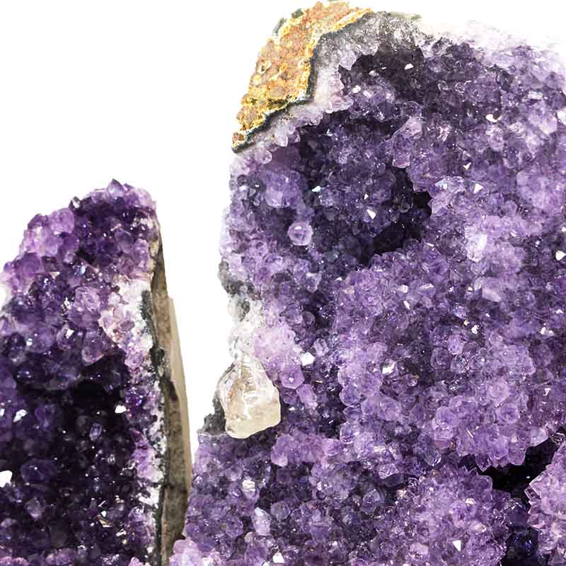 1.41kg Amethyst Crystal Geode Specimen Set 3 Pieces P79 5 Amethyst Crystal Geode Specimen Set 2 Pieces P79 | Himalayan Salt Factory