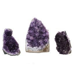Amethyst Crystal Geode Specimen Set 2 Pieces P83 | Himalayan Salt Factory