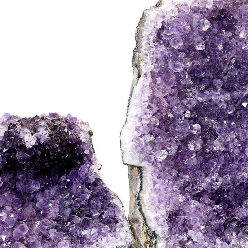 1.62kg Amethyst Crystal Geode Specimen Set 3 Pieces P89 5 Amethyst Crystal Geode Specimen Set 2 Pieces P89 | Himalayan Salt Factory