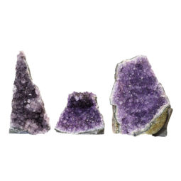 Amethyst Crystal Geode Specimen Set 2 Pieces P89 | Himalayan Salt Factory
