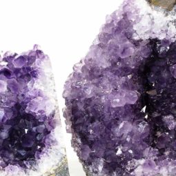 1.17kg Amethyst Crystal Geode Specimen Set 3 Pieces P90 7 Amethyst Crystal Geode Specimen Set 2 Pieces P90 | Himalayan Salt Factory