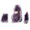 1.42kg Amethyst Crystal Geode Specimen Set 3 Pieces P96 2 Amethyst Crystal Geode Specimen Set 2 Pieces P96 | Himalayan Salt Factory