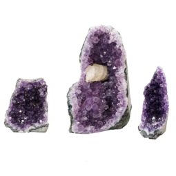 Amethyst Crystal Geode Specimen Set 2 Pieces P96 | Himalayan Salt Factory