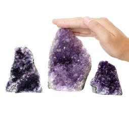 1.22kg Amethyst Crystal Geode Specimen Set 3 Pieces P97 6 Amethyst Crystal Geode Specimen Set 2 Pieces P97 | Himalayan Salt Factory