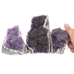 1.37kg Amethyst Crystal Geode Specimen Set 3 Pieces P1643 7 Amethyst Crystal Geode Specimen Set 2 Pieces J1643 | Himalayan Salt Factory