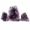 1.36kg Amethyst Crystal Geode Specimen Set 3 Pieces J1689 1 Amethyst Crystal Geode Specimen Set 3 Pieces J1689 | Himalayan Salt Factory