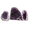 1.45kg Amethyst Crystal Geode Specimen Set 3 Pieces J1693 2 Amethyst Crystal Geode Specimen Set 3 Pieces J1693 | Himalayan Salt Factory
