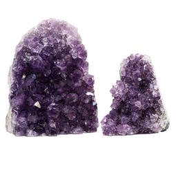 Amethyst Crystal Geode Specimen Set 3 Pieces P200 | Himalayan Salt Factory