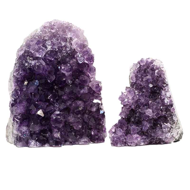 1.65kg Amethyst Crystal Geode Specimen Set 2 Pieces P200 3 Amethyst Crystal Geode Specimen Set 3 Pieces P200 | Himalayan Salt Factory