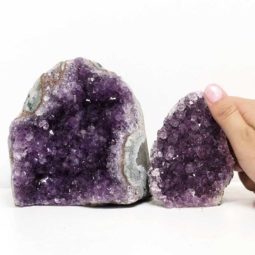 1.67kg Amethyst Crystal Geode Specimen Set 2 Pieces P202 6 Amethyst Crystal Geode Specimen Set 3 Pieces P202 | Himalayan Salt Factory
