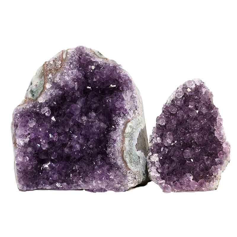 1.67kg Amethyst Crystal Geode Specimen Set 2 Pieces P202 3 Amethyst Crystal Geode Specimen Set 3 Pieces P202 | Himalayan Salt Factory