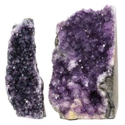 Amethyst Crystal Geode Specimen Set 3 Pieces P209 | Himalayan Salt Factory
