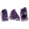 1.51kg Amethyst Crystal Geode Specimen Set 3 Pieces P216 2 Amethyst Crystal Geode Specimen Set 3 Pieces P216 | Himalayan Salt Factory