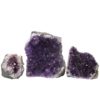 Amethyst Crystal Geode Specimen Set 3 Pieces P260 | Himalayan Salt Factory