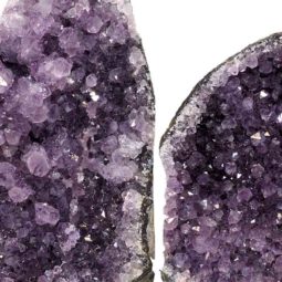Amethyst Crystal Geode Specimen Set 3 Pieces P293 | Himalayan Salt Factory