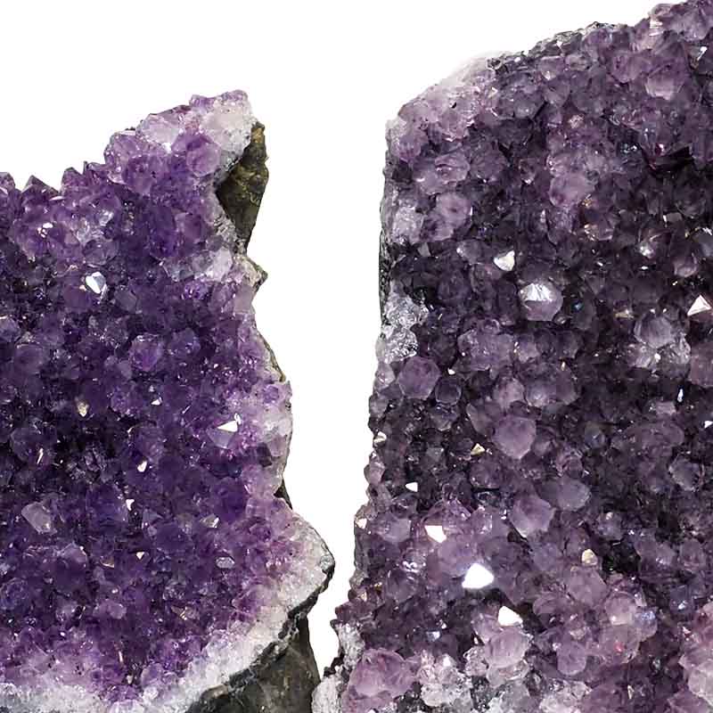1.65kg Amethyst Crystal Geode Specimen Set 3 Pieces P314 5 Amethyst Crystal Geode Specimen Set 3 Pieces P314 | Himalayan Salt Factory