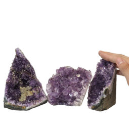 1.60kg Amethyst Crystal Geode Specimen Set 3 Pieces P326 6 Amethyst Crystal Geode Specimen Set 3 Pieces P326 | Himalayan Salt Factory