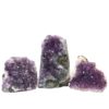 2.14kg Amethyst Crystal Geode Specimen Set 3 Pieces P342 1 Amethyst Crystal Geode Specimen Set 3 Pieces P342 | Himalayan Salt Factory