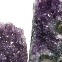 2.14kg Amethyst Crystal Geode Specimen Set 3 Pieces P342 7 Amethyst Crystal Geode Specimen Set 3 Pieces P342 | Himalayan Salt Factory