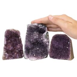 1.26kg Amethyst Crystal Geode Specimen Set 3 Pieces P350 6 Amethyst Crystal Geode Specimen Set 3 Pieces P350 | Himalayan Salt Factory