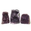 Amethyst Crystal Geode Specimen Set 3 Pieces P350 | Himalayan Salt Factory