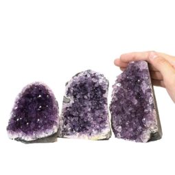 1.76kg Amethyst Crystal Geode Specimen Set 3 Pieces P378 6 Amethyst Crystal Geode Specimen Set 3 Pieces P378 | Himalayan Salt Factory