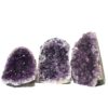 1.76kg Amethyst Crystal Geode Specimen Set 3 Pieces P378 2 Amethyst Crystal Geode Specimen Set 3 Pieces P378 | Himalayan Salt Factory