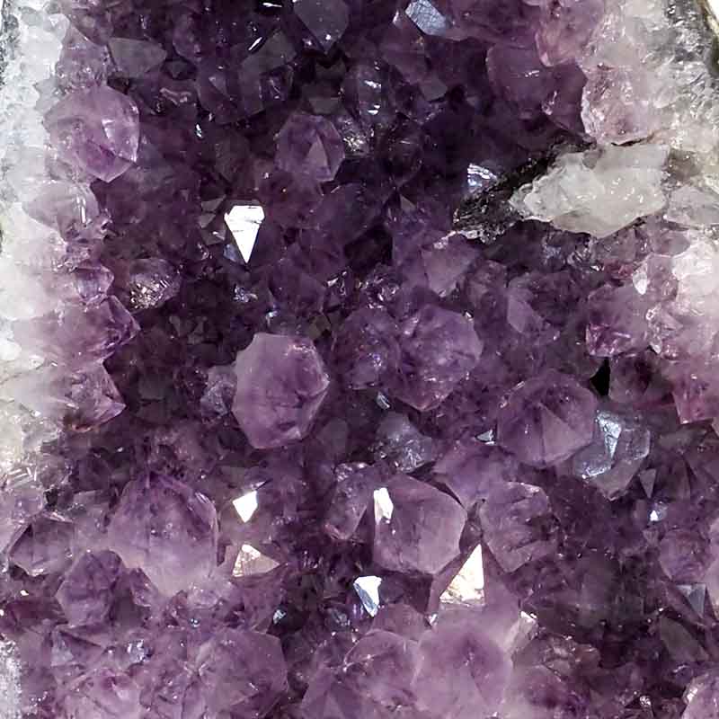 1.88kg Amethyst Crystal Geode Specimen Set 3 Pieces P381 5 Amethyst Crystal Geode Specimen Set 3 Pieces P381 | Himalayan Salt Factory