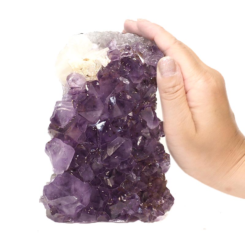 1.28kg Natural Amethyst Crystal Lamp DS586 5 Amethyst Crystal Lamp DS586 | Himalayan Salt Factory