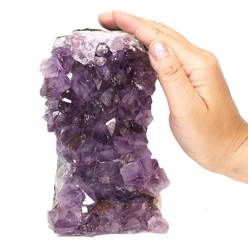 1.38kg Natural Amethyst Crystal Lamp DS590 5 Amethyst Crystal Lamp DS590 | Himalayan Salt Factory